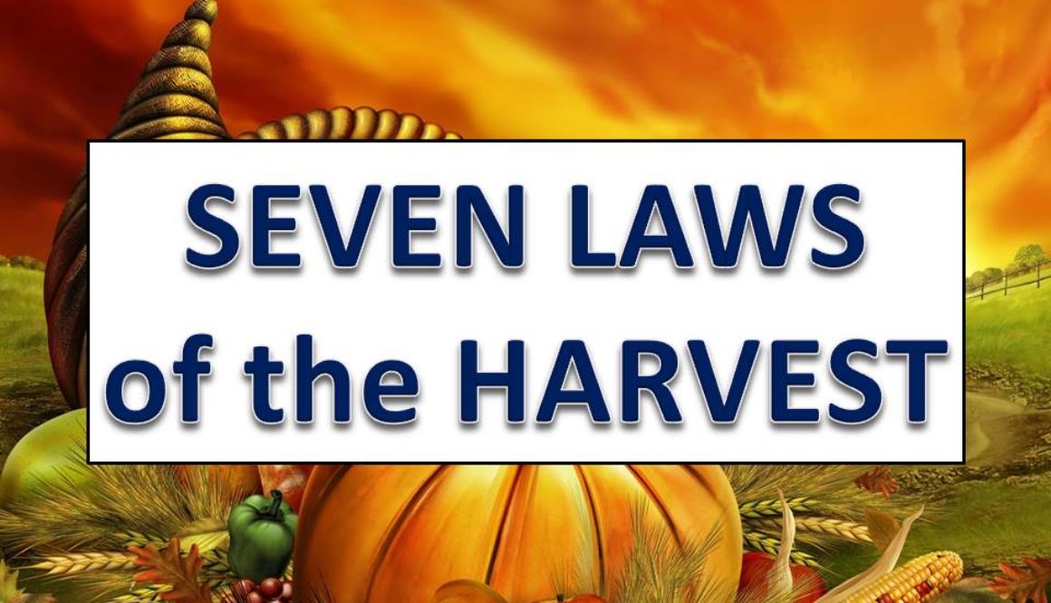 Seven Laws of the Harvest